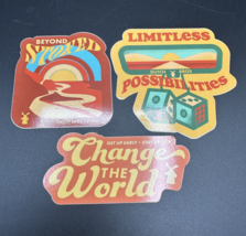 DUTCH BROS Stickers Change World Beyond Stoked Limitless Possibilities Coffee - £11.85 GBP