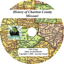 1896 History &amp; Genealogy of CHARITON County Missouri MO - £4.60 GBP