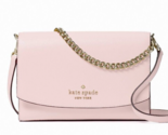 New Kate Spade Carson Saffiano Leather Convertible Crossbody bag Chalk Pink - $104.41