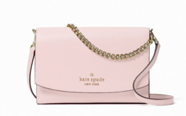 New Kate Spade Carson Saffiano Leather Convertible Crossbody bag Chalk Pink - £82.50 GBP