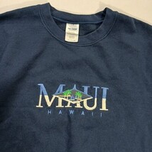 Gildan Heavy Blend MAUI HAWAII Men's Blue Cotton Blend Pullover Sweatshirt Small image 5