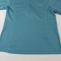 Columbia XK4092 Omni-Wick Men’s Teal 1/4 Zip Pullover Sweatshirt Size Medium image 9