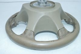 02-08 JAGUAR X TYPE BEIGE LEATHER STEERING WHEEL T3062 image 11