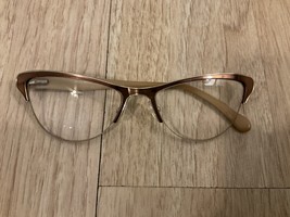Miu Miu Eyeglasses Cat eye Tortoise Italy LEFT TEMPLE MISSED - £39.71 GBP