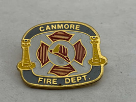 Canmore Alberta Canada Fire Department Lapel Police Pin - £15.50 GBP