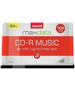 Maxell 625156 - CDR80MU50PK 80-Minute Music CD-Rs (50-ct Spindle) - $91.14 CAD