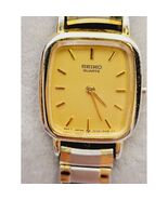 Vtg Seiko Watch Women Gold Tone Rectangle 2Y00-5A09 PARTS ONLY - €17,30 EUR