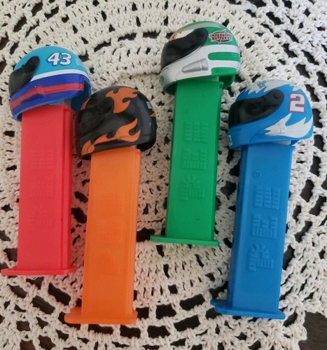Four (4) Collectible Pez Dispensers ~ Nascar ~ Racecar Driver Helmets ~ 20 Item image 3