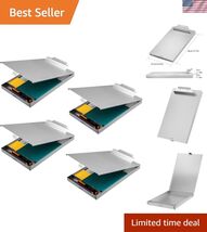 Aluminum Clipboard with Storage, 4 Pack Recycled Metal Clipboard Box, Fo... - $121.24