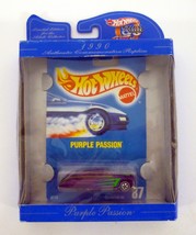 Hot Wheels Purple Passion #87 30th Anniversary Replica Die-Cast Car 1997 - £5.93 GBP