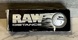 NEW RAW Distance Slazenger Long Distance Golf Balls 1 Sleeve 3 Balls Total A5 - £5.86 GBP