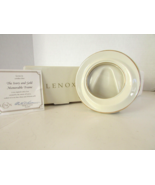 Lenox Ivory &amp; Gold Memorable Picture Frame 14 kt Gold Trim New Boxed - $10.41 CAD
