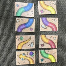 Hisss The Colorful Snake Matching Tile Game 8 Replacement Cards - $8.49