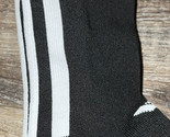 Adidas ~ Mens 3-Pair No Show Socks Black White Polyester Blend ~ Size 6-12 - $20.26