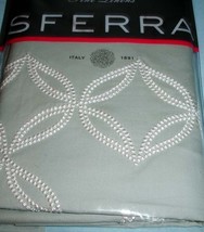 Sferra Cossa Euro Sham Silver Sage Embroidered Dot Egyptian Cotton Percale New - £38.69 GBP