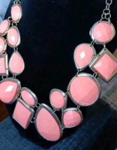 Pretty Peach Colored Vintage Style Necklace - $11.99