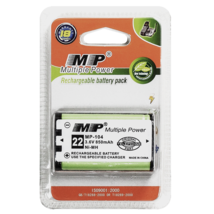 Multiple Power Rechargeable 3.6 Volt MP-104 Blister Pack (1 cell) 850mAh... - $10.37