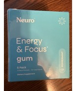Neuro Gum Natural Energy Caffeine Peppermint Gum 54 Pieces EXP 4/27 NEW - $568.65 MXN
