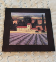 Vintage Tile Trivet J.Wiens Wood/Tile Tuscany Italy Kitchen Decor - $17.75