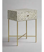 Heritage inlay one drawer bedside / nightstand / side table - $10,324.05 MXN