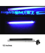NEW 12 in BLACK LIGHT FIXTURE W BULB dj party lights halloween glow in t... - $17.75
