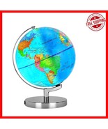 Educational STEM Globe Lamp - 8 Inch Illuminated Political Map for All Ages - $70.23 CAD