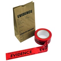 Red Evidence Box Sealing Tape - $35.99