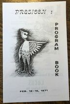 PRESICON #1 Program Book vintage science fiction fanzine (1971) Santa Mo... - $20.79 CAD