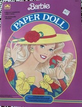 Golden Mattel Vintage Barbie 90s Fashion Fun Theme Paper Doll Book 1990 ... - £11.61 GBP