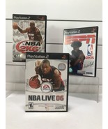 PS2 ESPN NBA Basketball Game 2K5 2K6 NBA Live 06 PlayStation 2 Game Comp... - €17,02 EUR