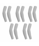 5 Pairs Gray Cooling Arm Sleeves Cover Uv Sun Protection Basketball Sport - £11.94 GBP