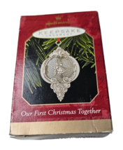 Hallmark Keepsake Ornament Our First Christmas Together 1999 In Box Vintage - £10.27 GBP