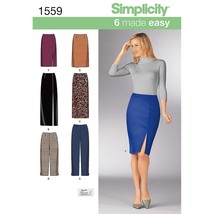 Simplicity 1559 Easy to Sew Women's Pants and Skirt Sewing Patterns, Sizes 8-14 - £13.36 GBP