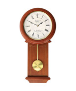 Bedford Clock Collection Olivia 24.5 Inch Cherry Wood Chiming Pendulum W... - $182.48 CAD