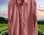Mr Turk Long Sleeve Button Down Mens Dress Shirt Sz Small Pattern pink R... - £62.43 GBP