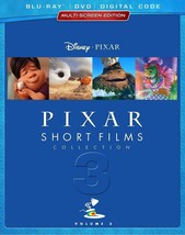 Pixar Short Films Collection Vol. 3 Blu Ray Dvd And Digital With Slip Cover New - £7.95 GBP