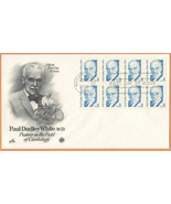 US 1986 V.F. FDC The Postal Commemorative Society &quot; Paul Dudley White M.D.&quot; - £0.56 GBP