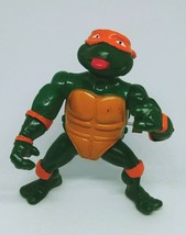 1989 Teenage Mutant Ninja Turtles TMNT Rock &#39;N Roll Michaelangelo Action Figure - £2.77 GBP