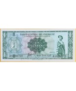 Banco Central Del Paraguay Un Guarani Banknote, UNC  - $36.75 MXN