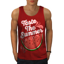 Wellcoda Taste Fresh Summer Mens Tank Top, Watermelon Active Sports Shirt - £14.70 GBP+
