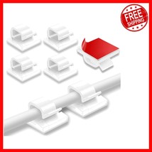 Versatile 200 Pcs Cable Clips with Self-Adhesive Hooks for Smart Organiz... - $27.15