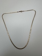 Vintage 12k GF S Link Necklace 15” X 1mm - £21.63 GBP