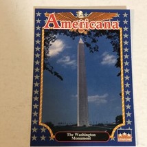 Washington Monument Americana Trading Card Starline #119 - £1.48 GBP