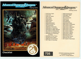 1991 TSR AD&amp;D Gold Border Fantasy RPG Card #735 Dragonlance Keith Parkin... - £5.48 GBP