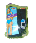 Fruit Of The Loom Black Briefs Panties Underwear 6 Women New 6 Pack - $16.93