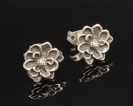 925 Sterling Silver - Vintage Beautiful Dainty Flower Stud Earrings - EG... - $32.22
