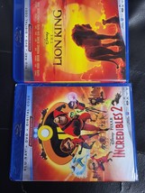 Lot Of 2: [NEW/ Sealed] Incredibles 2] +[Used] Lion King Live (Blu-ray+DVD) - $4.94