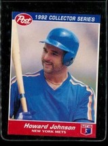 Vintage 1992 Post Cereal Collector Baseball Card #28 Of 30 Howard Johnson Mets - £7.74 GBP