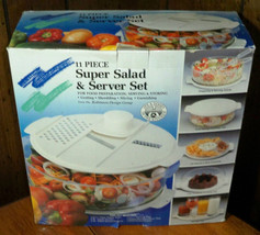 Multi Purpose 11 Piece Salad &amp; Server Set -NIB - $9.00