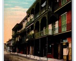 French Quarter Street View New Orleans Louisiana LA UNP DB Postcard Y8 - $2.92